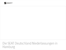 Tablet Screenshot of hamburg-seat.de
